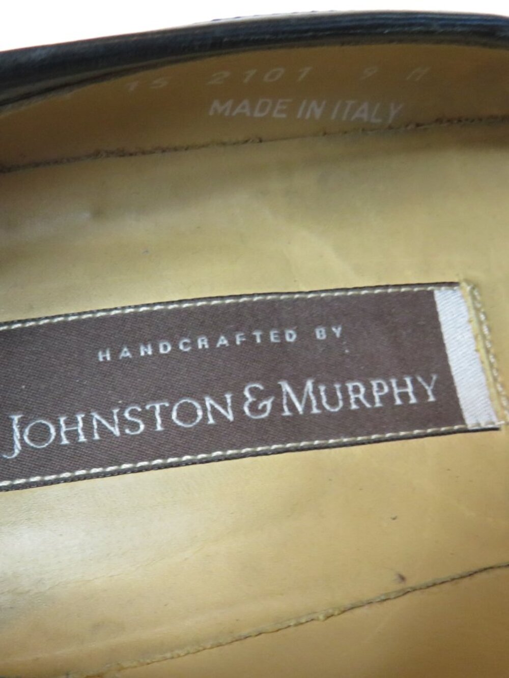 Nice Johnston & Murphy Crocodile Embossed Tassel Loafers Made in Italy 9 M - Picture 5 of 16